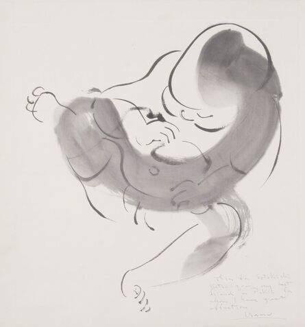 Isamu Noguchi, ‘Baby:  Scroll (Kakemono)’, 1930