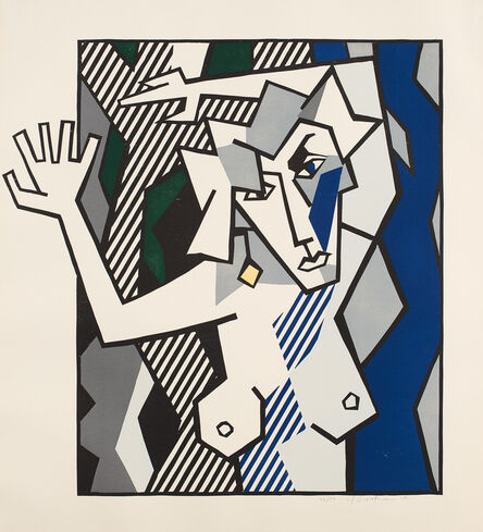 Roy Lichtenstein, ‘Nude in the Woods, from Expressionist Woodcuts (G. 882, C. 174)’, 1980