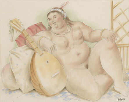 Fernando Botero, ‘Odalisque’, 1998