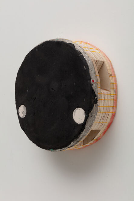 Otis Jones, ‘Black Circle with Two Raw Canvas Circles’, 2020