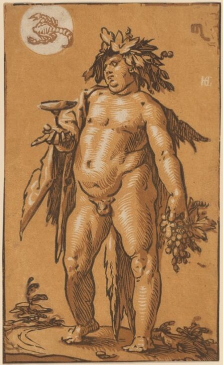 Hendrik Goltzius, ‘Bacchus’, ca. 1595