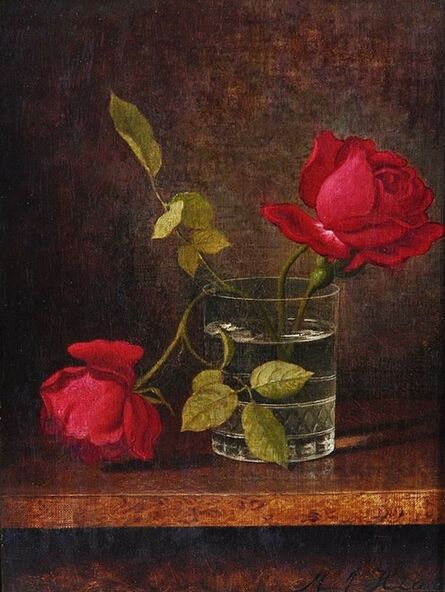 Martin Johnson Heade, ‘Red Roses’, ca. 1870