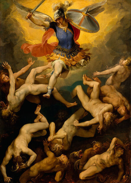 Giuseppe Cesari, called Cavaliere d'Arpino, ‘Archangel Michael and the Rebel Angels’, ca. 1592