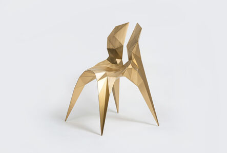 Zhoujie Zhang, ‘Split Chair (SQN3-A) Brass’, 2014