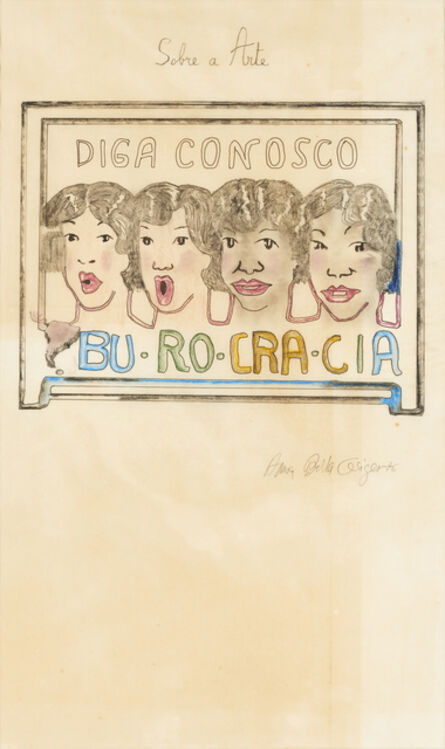 Anna Bella Geiger, ‘Bu-Ro-Cra-Cia’, 1976