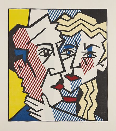 Roy Lichtenstein, ‘The Couple, from Expressionist Woodcut Series’, 1980