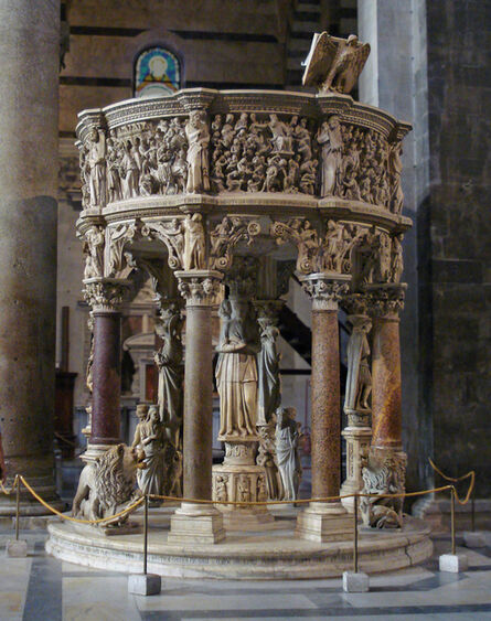 Nicola Pisano, ‘Pulpit, Baptistry, Pisa’, 1260