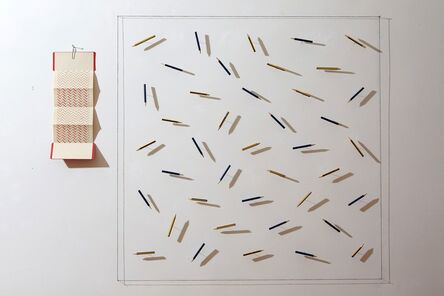 Lorenzo Taini, ‘Hanging Repetition Pencils’, 2017