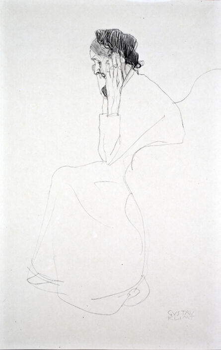 Gustav Klimt, ‘Portrait of an Old Lady [Fünfundzwanzig Handzeichnungen]’, 1919