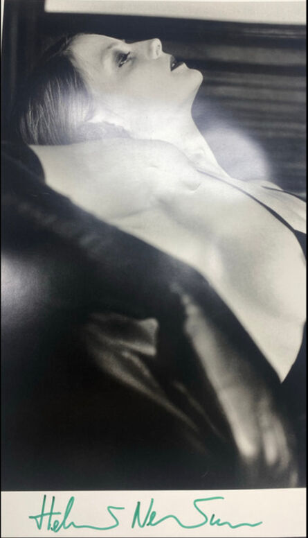 Helmut Newton, ‘"Girl Lying Back in Paris"’, 1970-1990