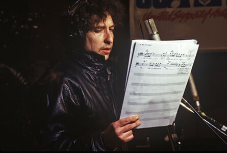 Harry Benson, ‘Bob Dylan, USA for Africa’, 1985