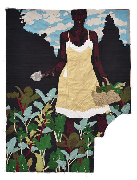 Billie Zangewa, ‘constant gardener’, 2014