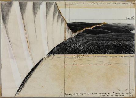 Christo, ‘Running Fence (Project for Sonoma and Marin County State of California)’, 1974