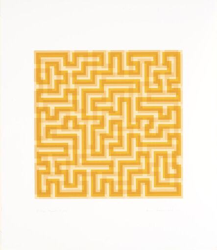 Anni Albers, ‘Orange Meander’, 1970
