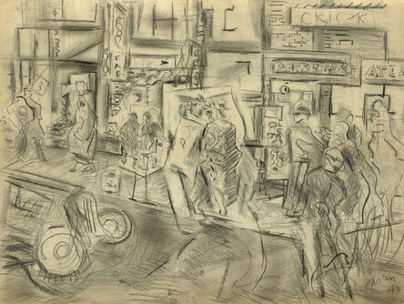 John Marin (1870-1953), ‘Street Movement, Downtown Manhattan’, 1940