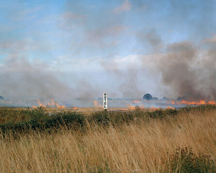 Paul Graham, ‘Burning fields, Melmerby, North Yorkshire, September’, 1981