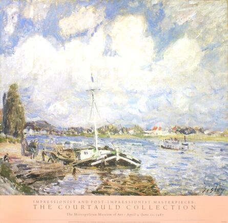 Alfred Sisley, ‘Boats of the Seine’, 1995