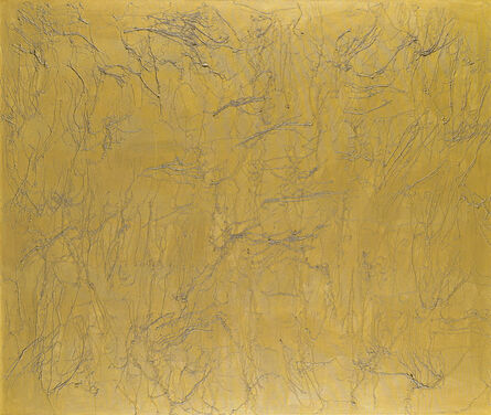 Ghada Amer, ‘Golden Stripes’, 2005