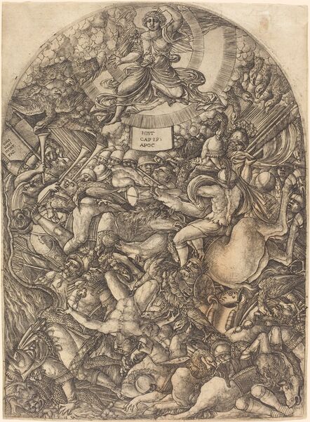Jean Duvet, ‘The Angel in the Sun Calling the Birds of Prey’, 1546/1556