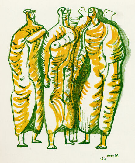 Henry Moore, ‘Standing Figures’, 1966