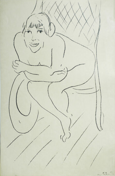 Henri Matisse, ‘Nude in a Rocking Chair (Nu au Rocking Chair)’, 1913