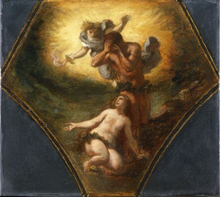 Eugène Delacroix, ‘The Expulsion of Adam and Eve from Paradise’, 1844