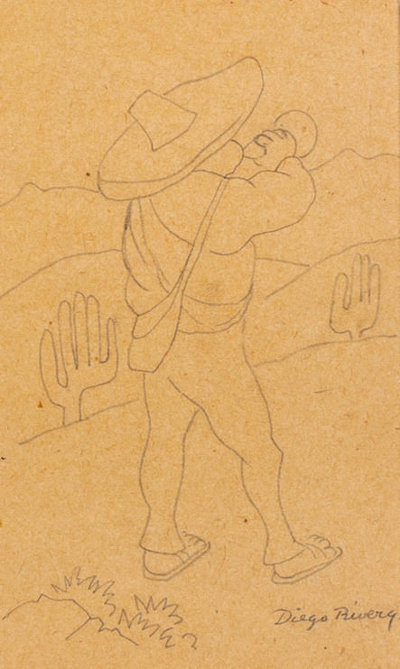Diego Rivera, ‘Jeune paysan à la trompette (Campesino con trompeta)’