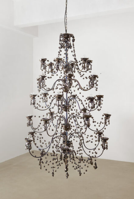 Pae White, ‘5 Tier Chandelier (Petrol Variation)’
