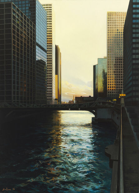 Santana (b.1947), ‘River Bridge’, 1996