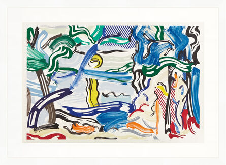 Roy Lichtenstein, ‘MOONSCAPE’, 1985