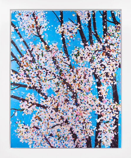 Damien Hirst, ‘The Virtues 'Justice', Limited Edition 'Cherry Blossom' Landscape’, 2021