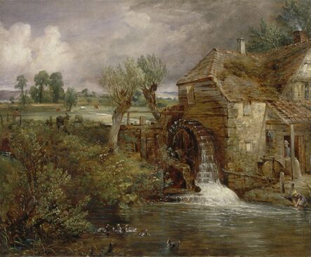 John Constable, ‘Parham Mill, Gillingham’, ca. 1826