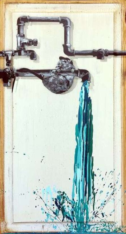 Hama Woods, ‘Pipe Leak (Turquoise)’, 2018
