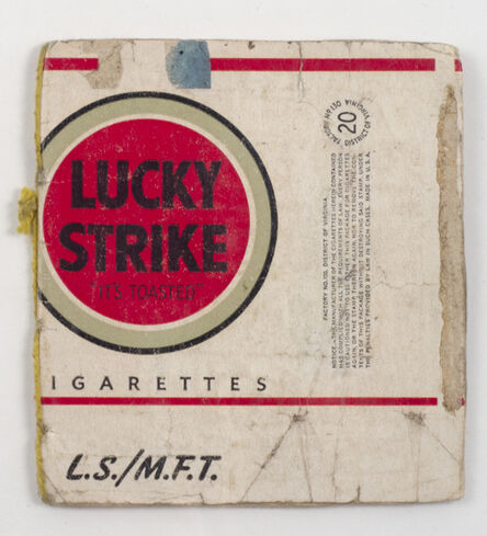 James Castle, ‘Untitled ("Lucky Strike" book)’
