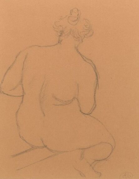 Aristide Maillol, ‘Femme nue de dos, accroupie’, ca. 1926