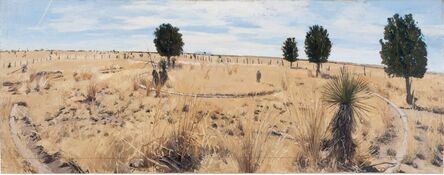 Rackstraw Downes, ‘Remains at the Site of the Old Military Cemetery, Fort D.A. Russell, No. 1’, 2009
