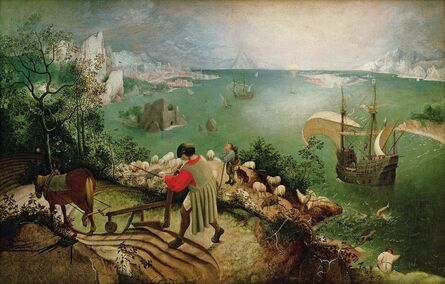 Pieter Bruegel the Elder, ‘The Fall of Icarus’, ca. 1555-56