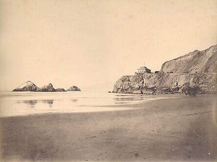Carleton E. Watkins, ‘Cliff House from the Beach, San Francisco’, 1869