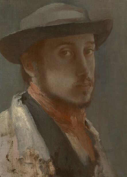 Edgar Degas, ‘Self-Portrait’, 1857-1858
