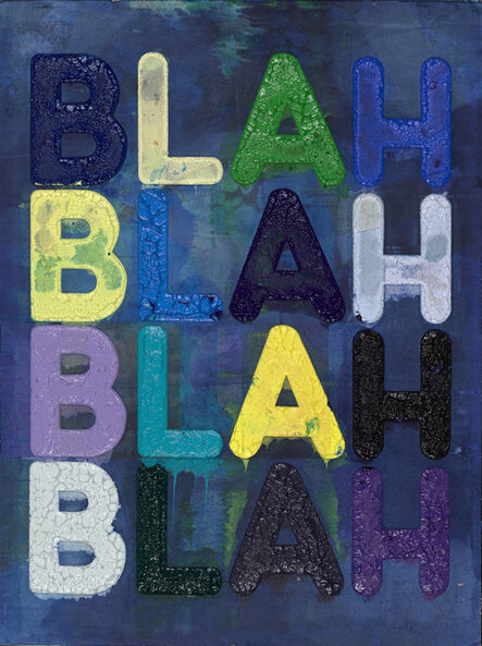 Mel Bochner, ‘Blah, Blah, Blah’, 2019