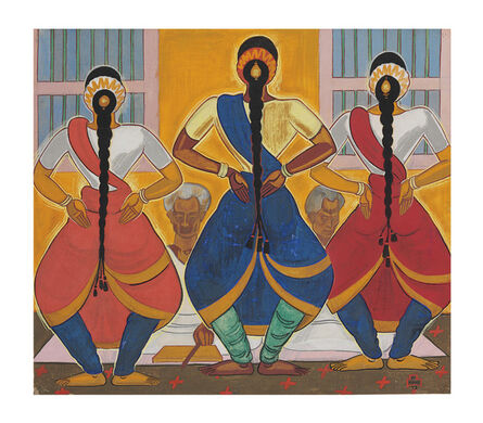 Shiavax Chavda, ‘Bharat Natayam Dancers (South India)’, 1947