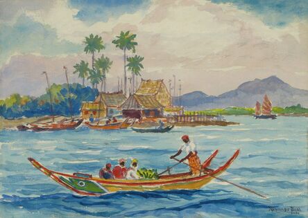 Reynolds Beal, ‘Malay Harbor Boat’, 1935