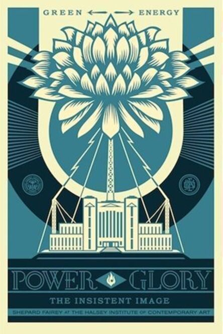 Shepard Fairey, ‘Power and Glory [BLUE]’, 2014