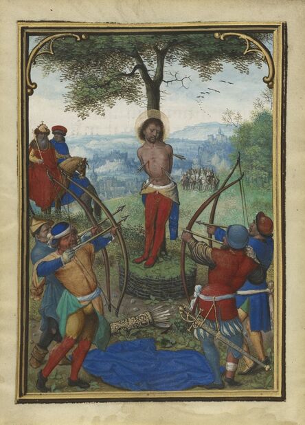 Simon Bening, ‘The Martyrdom of Saint Sebastian’, 1535-1540