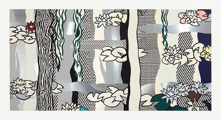 Roy Lichtenstein, ‘Water Lilies with Willows’, 1992