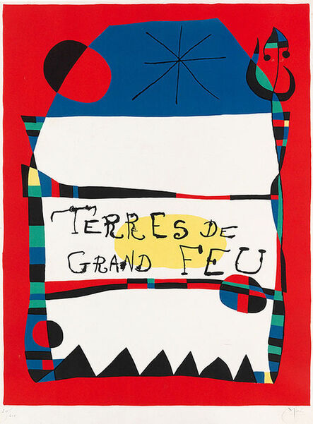 Joan Miró, ‘Terres de grand feu, 1956’, 1956