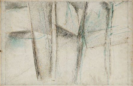 Godfrey Miller, ‘Study: Trees and Mountains’, c. 1962