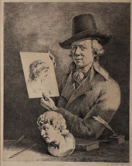 Jean-Jacques de Boissieu, ‘Jean-Jacques de Boissieu. Portrait of the artist’, 1796