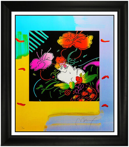 Peter Max, ‘Lady Floating Flowers’, 21st Century 