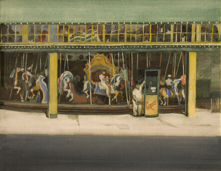 David Levine, ‘Carousel’, 1989
